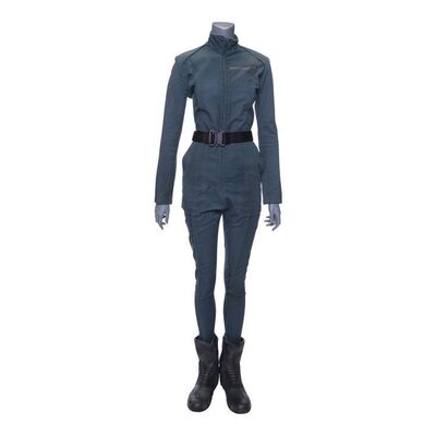 Lot # 241: Naomi Nagata's (Dominique Tipper) Rocinante Coveralls with Boots