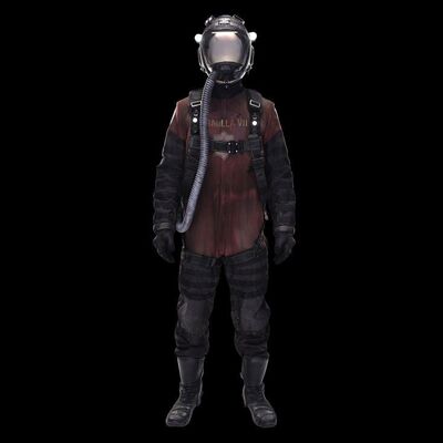 Lot # 249: Azure Dragon Belter Loyalist Space Suit with Harness, and Helmet