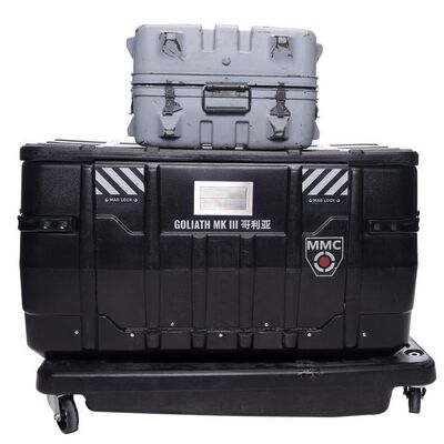 Lot # 254: Roberta "Bobbie" Draper's (Frankie Adams) Goliath Armor Case with SFX Dolly and Tachi Ammo Box