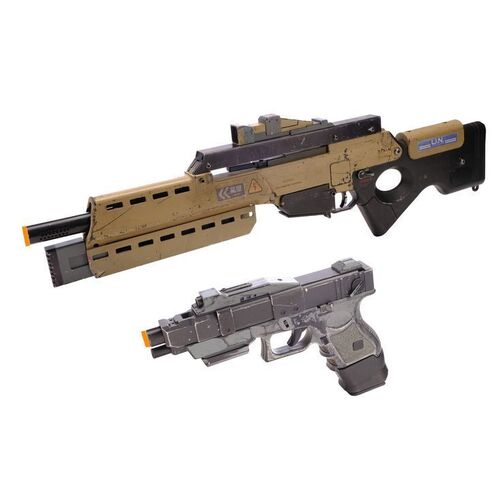 Lot # 267: UN Rifle and UNN Pistol with Holster