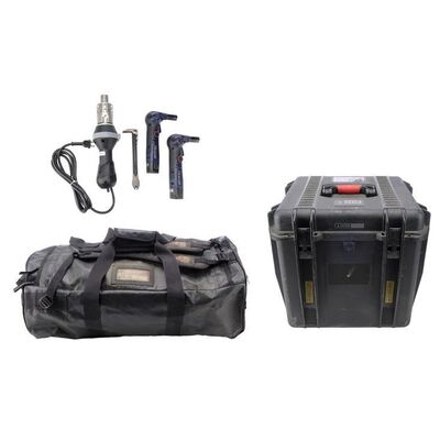 Lot # 278: James Holden's (Steven Strait) Tool Box with Crew Duffle Bag