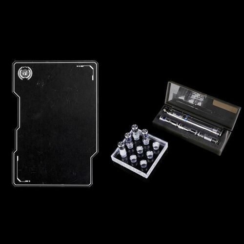 Lot # 281: Chrisjen Avasarala's (Shoreh Aghdashloo) Injectors and Tablet