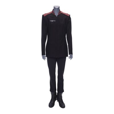 Lot # 283: MCRN Fleet Liaison (Hannah Gallant) Battle Plan Suit with Light-up Boots