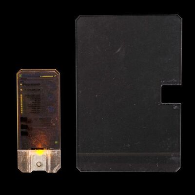 Lot # 290: Light-Up Belter Comm Device with Screen Decal and Tablet