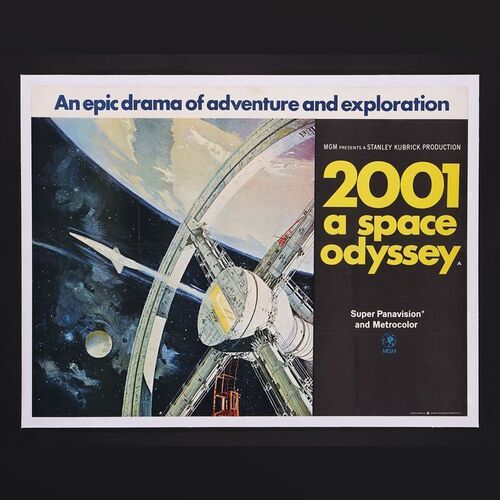 Lot #3 - 2001: A SPACE ODYSSEY (1968) - UK Quad - Style A, Linen Backed, 1968