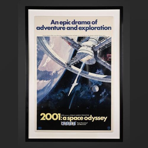 Lot #5 - 2001: A SPACE ODYSSEY (1968) - US 40 x 60 Poster Linen Backed, 1968