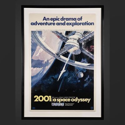 Lot #5 - 2001: A SPACE ODYSSEY (1968) - US 40 x 60 Poster Linen Backed, 1968