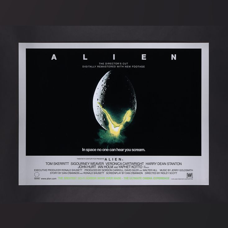 Lot #15 - ALIEN (1979) - UK Quad, 2003