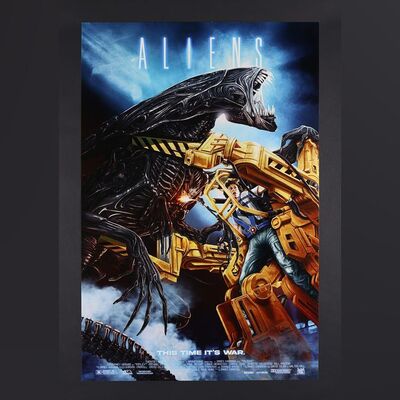 Lot #20 - ALIENS (1986) - Hand-Numbered Limited Edition Print by Adam Stothard, 2023