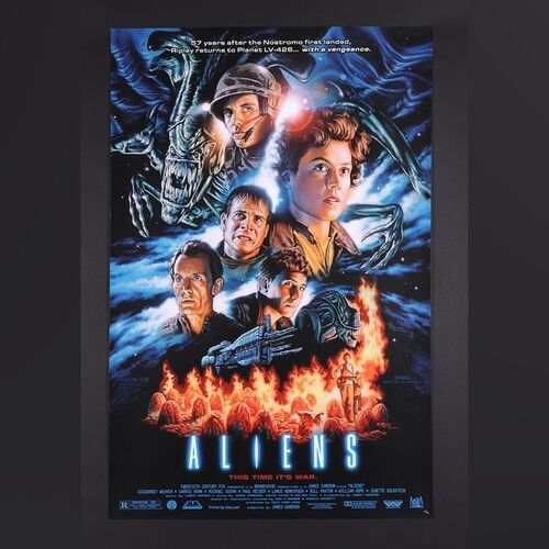 Lot #21 - ALIENS (1986) - Hand-Numbered Limited Edition Print by Roger Motzkus, 2022