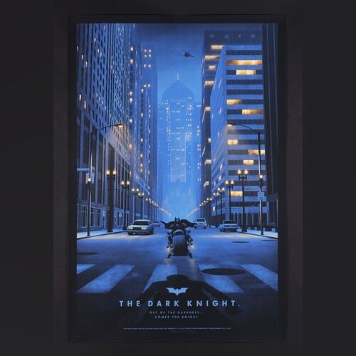 Lot #44 - THE DARK KNIGHT (2008) - Two Hand-Numbered Limited Edition Regular and Variant Prints by Nicholas Moegly, 2020