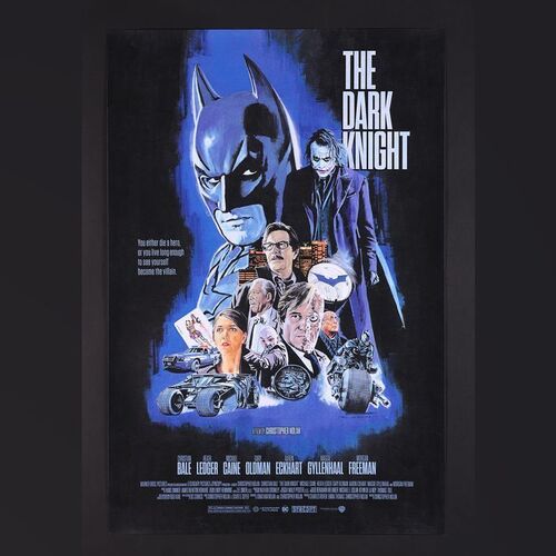 Lot #45 - THE DARK KNIGHT (2008) - Hand-Numbered Limited Edition Print by Paul Mann, 2021