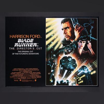 Lot #71 - BLADE RUNNER (1982) - UK Quad (Director's Cut), 1992