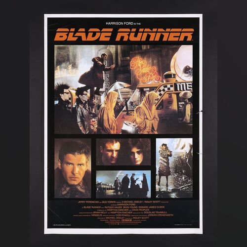 Lot #74 - BLADE RUNNER (1982) - Geoff Hutchins Collection: Schlitz Beer Tie-In Poster, "Director's Cut" UK Quad, Japanese B2 and UK Commercial Poster, 1982 and 1992