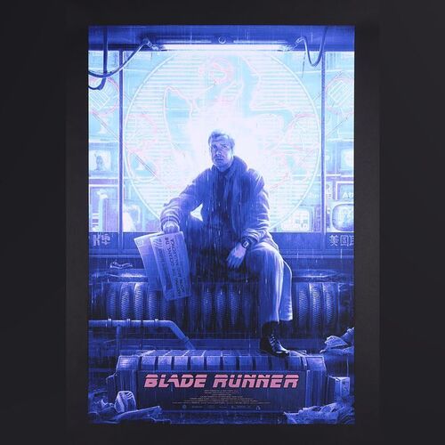 Lot #79 - BLADE RUNNER (1982) - Signed and Hand-Numbered Limited Edition Variant Print by Kevin M Wilson, 2021