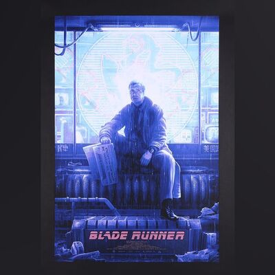 Lot #79 - BLADE RUNNER (1982) - Signed and Hand-Numbered Limited Edition Variant Print by Kevin M Wilson, 2021