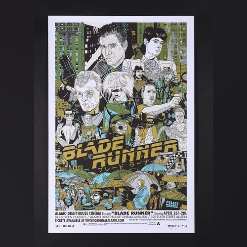 Lot #80 - BLADE RUNNER (1982) - Hand-Numbered Limited Edition Print by Tyler Stout, 2008