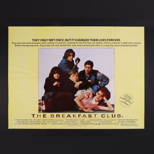 Lot #89 - THE BREAKFAST CLUB (1985) - UK Quad, 1985