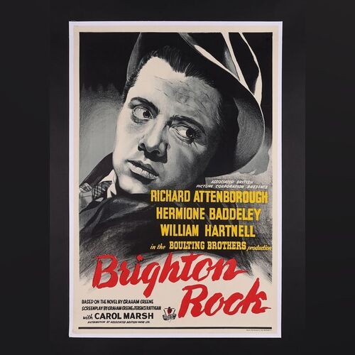 Lot #91 - BRIGHTON ROCK (1948) - British One-Sheet - Linen Backed, 1948