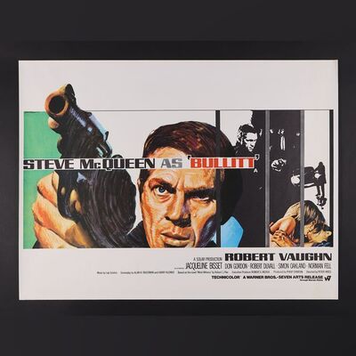 Lot #93 - BULLITT (1968) - UK Quad - Style A, 1968