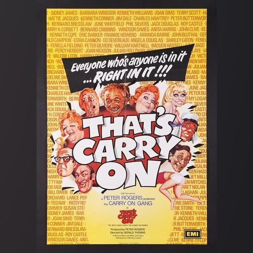 Lot #98 - CARRY ON (VARIOUS PRODUCTIONS) (1958-1978) - Six Various Posters, 1958 - 1977