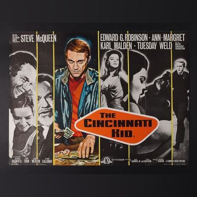 Lot #104 - THE CINCINNATI KID (1965) - UK Quad, 1965