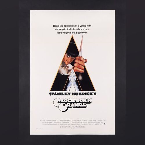 Lot #106 - A CLOCKWORK ORANGE (1971) - International One-Sheet - Linen Backed, 1971