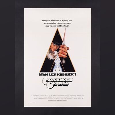 Lot #106 - A CLOCKWORK ORANGE (1971) - International One-Sheet - Linen Backed, 1971
