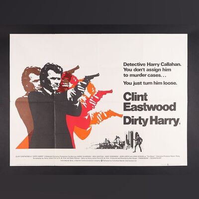 Lot #118 - DIRTY HARRY (1971) - UK Quad, 1971