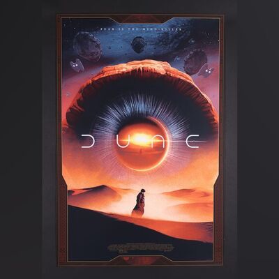 Lot #124 - DUNE (2021) - Hand-Numbered Limited Edition Print by Matthew Griffin, 2022