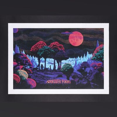 Lot #143 - FORBIDDEN PLANET (1956) - Dark Hall Mansion Archive: Hand-Numbered and Annotated Canvas Proof Print by Kilian Eng, 2015