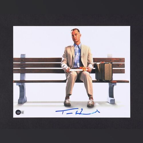 Lot #145 - FORREST GUMP (1994) - Tom Hanks Autographed Full-Colour Still