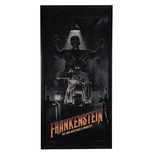 Lot #146 - FRANKENSTEIN (1931) - Hand-Numbered with Printed Signature Bottleneck Gallery and Vice Press Variant Print by Juan Ramos, 2021