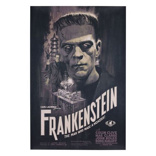Lot #147 - FRANKENSTEIN (1931) AND THE MUMMY (1931) - Two Hand-Numbered Limited Edition Variant Prints by Paul Mann, 2020 and 2021