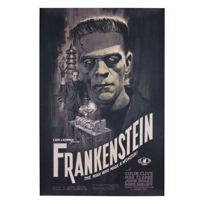 Lot #147 - FRANKENSTEIN (1931) AND THE MUMMY (1931) - Two Hand-Numbered Limited Edition Variant Prints by Paul Mann, 2020 and 2021