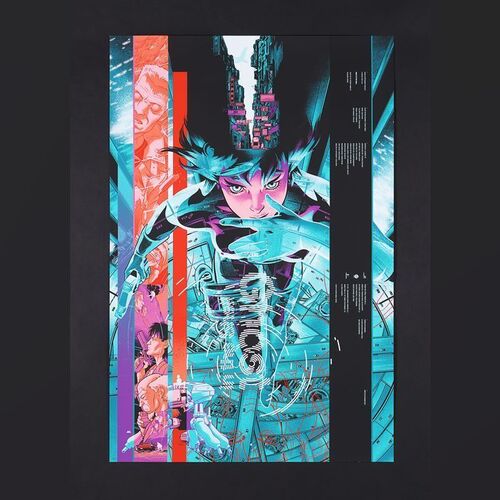 Lot #157 - GHOST IN THE SHELL (1995) - Hand-Numbered Limited Edition Print by Martin Ansin, 2014