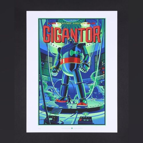Lot #159 - GIGANTOR (T.V. SERIES) (1964) - Dark Hall Mansion Archive: Hand-Numbered Limited Edition The Lab Print by Laurent Durieux, 2012