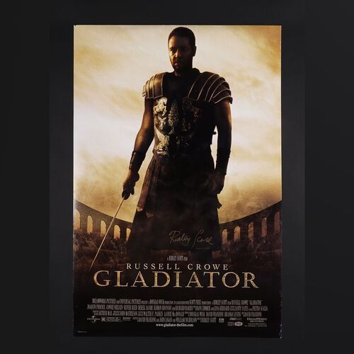 Lot #161 - GLADIATOR (2000) - Ridley Scott Autographed One-Sheet, 2000