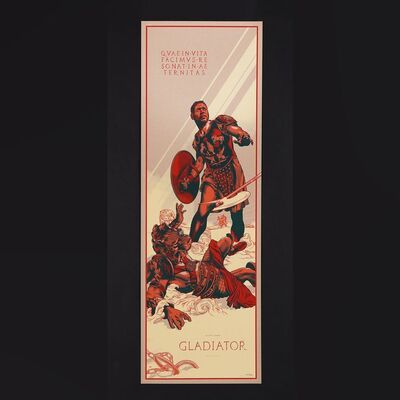 Lot #162 - GLADIATOR (2000) - Hand-Numbered Limited Edition Print by Martin Ansin, 2015