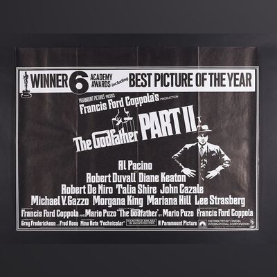 Lot #165 - THE GODFATHER PART II (1974) - UK Quad and Press Campaign Book, 1974