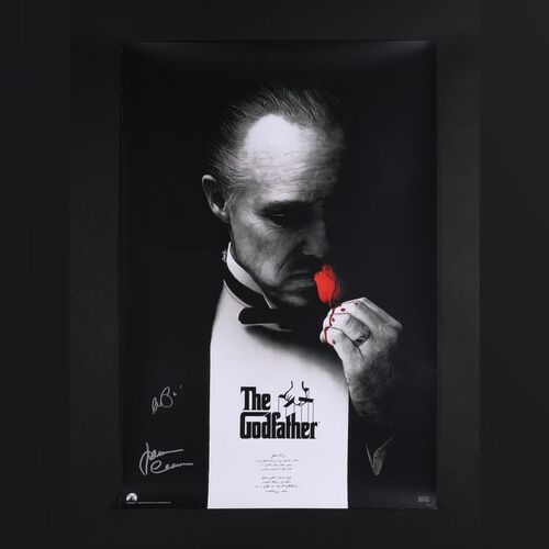 Lot #166 - THE GODFATHER (1972) - Al Pacino and James Caan Autographed Limited Edition Print by Gabz, 2019