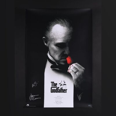 Lot #166 - THE GODFATHER (1972) - Al Pacino and James Caan Autographed Limited Edition Print by Gabz, 2019