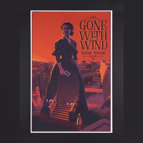 Lot #168 - GONE WITH THE WIND (1939) - Dark Hall Mansion Archive: Hand-Numbered Limited Edition Regular Print by Laurent Durieux, 2017