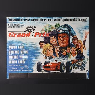 Lot #173 - GRAND PRIX (1966) - UK Quad - Style B, 1966
