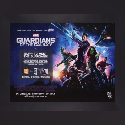 Lot #176 - GUARDIANS OF THE GALAXY (2014) AND GUARDIANS OF THE GALAXY VOL. 2 (2017) - Three UK Quads, 2014, 2017