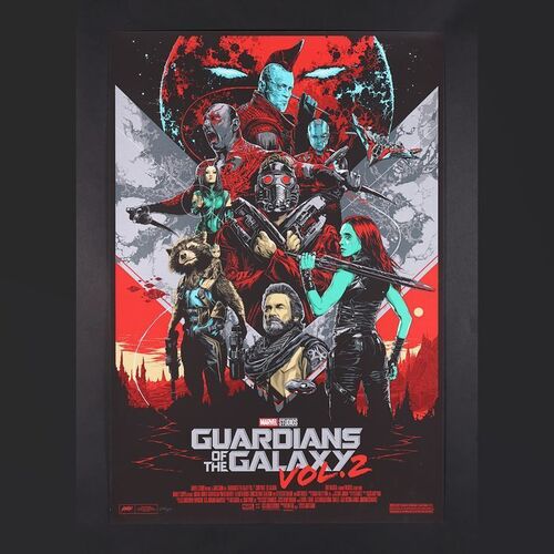 Lot #178 - GUARDIANS OF THE GALAXY VOL. 2 (2017) - Hand-Numbered Limited Timed Edition Mondo Print by Ken Taylor, 2017