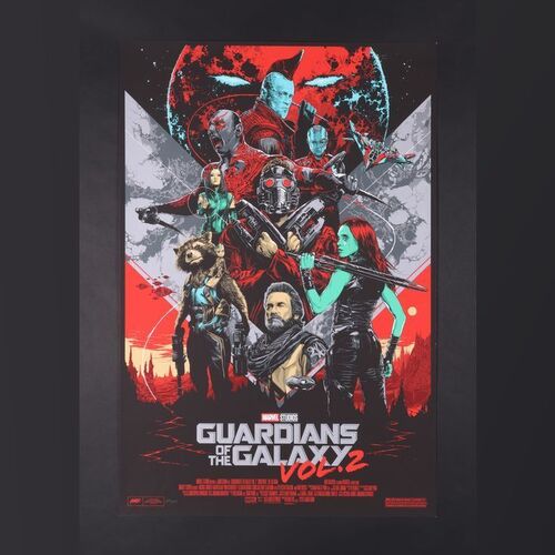Lot #180 - GUARDIANS OF THE GALAXY VOL. 2 (2017) - Hand-Numbered Timed Edition Print by Ken Taylor, 2017