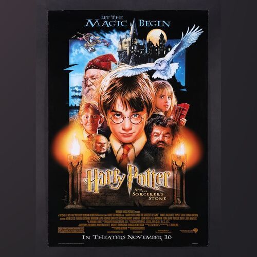 Lot #193 - HARRY POTTER AND THE SORCERER'S STONE (2001) - US One-Sheet, 2001