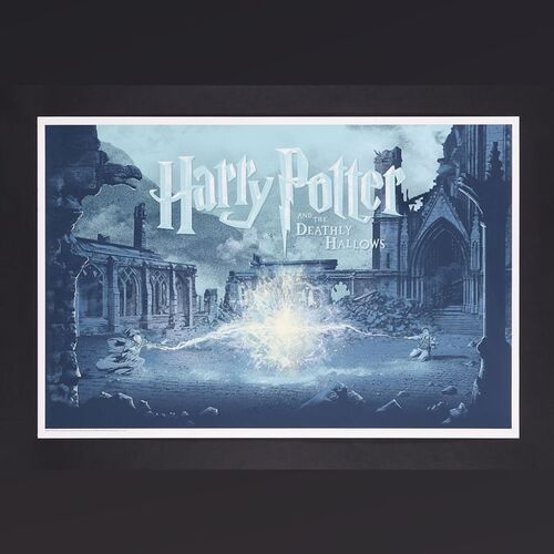 Lot #196 - HARRY POTTER AND THE DEATHLY HALLOWS - Dark Hall Mansion Archive: Hand-Numbered Limited Edition Variant Print by Stan & Vince, 2017