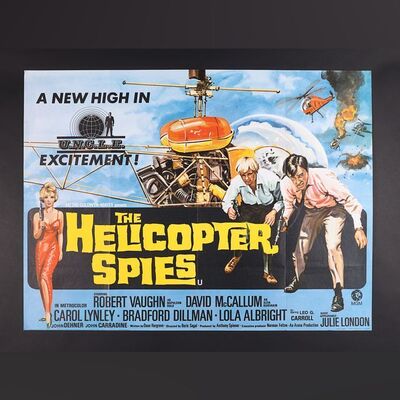 Lot #201 - THE HELICOPTER SPIES (1968) - UK Quad, 1968